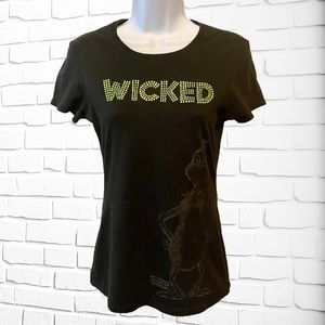 Universal Black Tee with Yellow Graphic